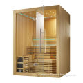 5 People Luxury Finland Solid Red Cedar Wooden Dry Steam Sauna Room (M-6030)